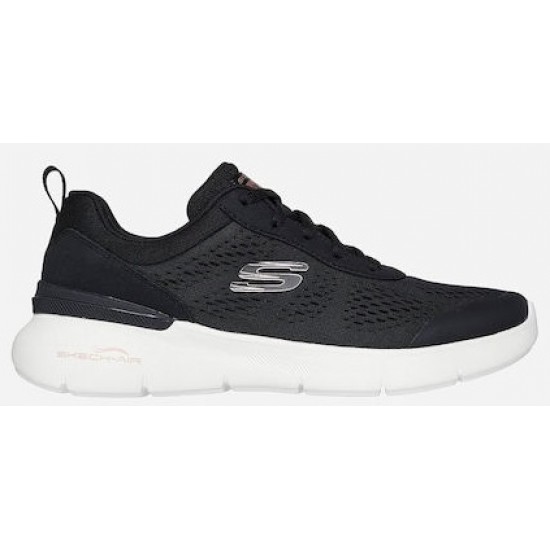 Skechers Γυναικεία Αθλητικά Παπούτσια Running Μαύρα 150370-BKRG Skechers Γυναικεία Αθλητικά Παπούτσια Running Μαύρα 150370-BKRG