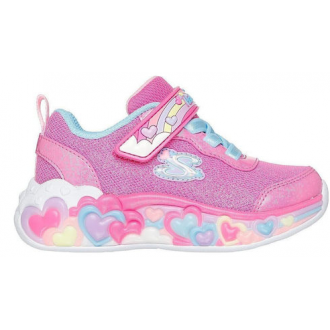 Skechers Heart Παιδικά Sneakers με Σκρατς Ροζ 302697N-HPMT