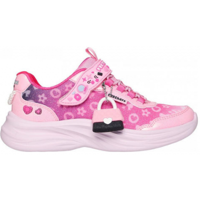 Skechers Power Jams Παιδικά Sneakers Ανατομικά Ροζ 302199L-PKMT