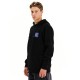 Emerson Φούτερ Fleece με Κουκούλα κι τύπωμα στην πλάτη 252.EM20.30-BLACK Emerson Φούτερ Fleece με Κουκούλα κι τύπωμα στην πλάτη 252.EM20.30-BLACK