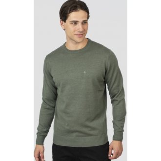 Rebase Knits Crewneck 252rknit - 8030 moss green Rebase Knits Crewneck 252rknit - 8030 moss green