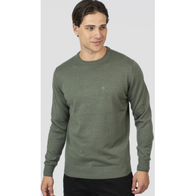 Rebase Knits Crewneck 252rknit - 8030 moss green Rebase Knits Crewneck 252rknit - 8030 moss green