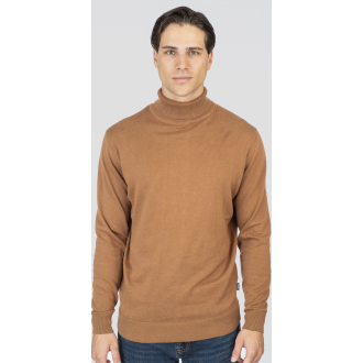 Rebase Knits Turtle Neck Ζιβάγκο 252rknit-8031 camel Rebase Knits Turtle Neck Ζιβάγκο 252rknit-8031 camel