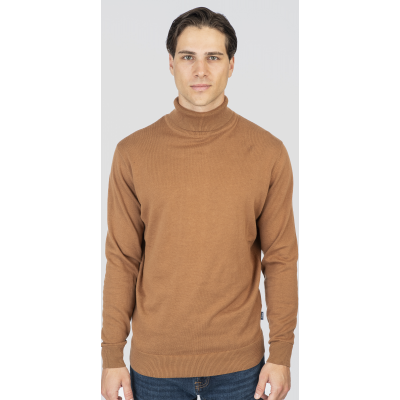 Rebase Knits Turtle Neck Ζιβάγκο 252rknit-8031 camel Rebase Knits Turtle Neck Ζιβάγκο 252rknit-8031 camel