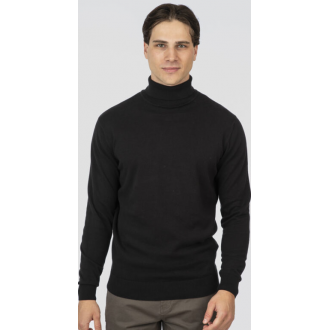Rebase Knits Turtle Neck Ζιβάγκο 252rknit-8031 pure black Rebase Knits Turtle Neck Ζιβάγκο 252rknit-8031 pure black
