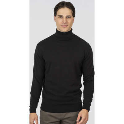 Rebase Knits Turtle Neck Ζιβάγκο  252rknit-8031  pure black
