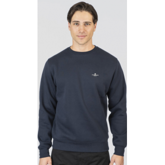 Rebase Crewneck Top with Thin High Density Print Brushed Fleece 252RTOP-1051 DK blue Rebase Crewneck Top with Thin High Density Print Brushed Fleece 252RTOP-1051 DK blue
