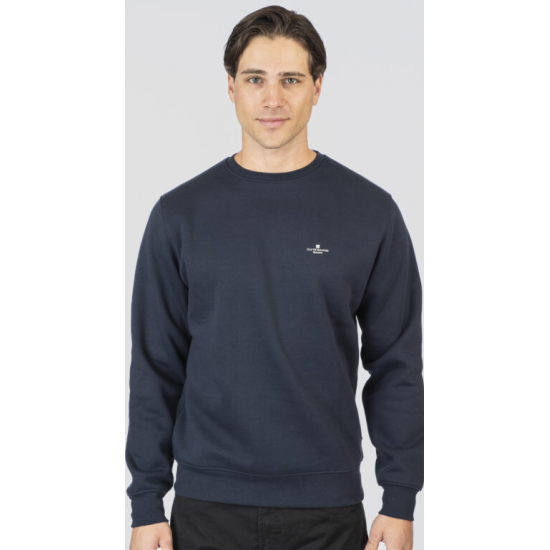Rebase Crewneck Top with Thin High Density Print Brushed Fleece 252RTOP-1051 DK blue Rebase Crewneck Top with Thin High Density Print Brushed Fleece 252RTOP-1051 DK blue