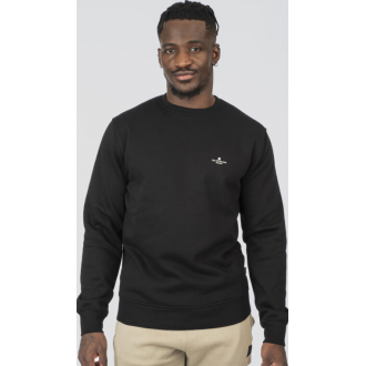 Rebase Crewneck Top with Thin High Density Print Brushed Fleece 252RTOP-1051 pure black Rebase Crewneck Top with Thin High Density Print Brushed Fleece 252RTOP-1051 pure black