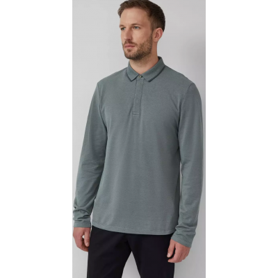 S Oliver Long-sleeved polo shirt in bicolor piqué 2169457 - 62w1 S Oliver Long-sleeved polo shirt in bicolor piqué 2169457 - 62w1