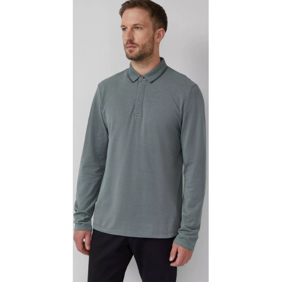 S Oliver Long-sleeved polo shirt in bicolor piqué 2169457 - 62w1 S Oliver Long-sleeved polo shirt in bicolor piqué 2169457 - 62w1