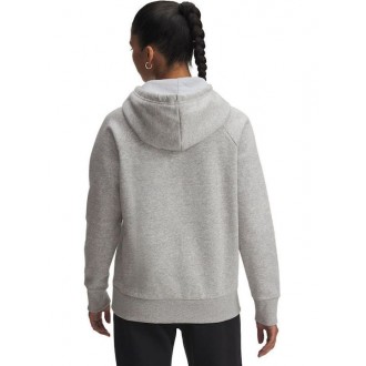 Under Armour Rival Γυναικείο Φούτερ με Κουκούλα Γκρι 6003710-011 Under Armour Rival Γυναικείο Φούτερ με Κουκούλα Γκρι 6003710-011