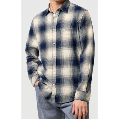 Wrangler Μακρυμάνικo Βαμβακερό Πουκάμισο σε Κανονική Γραμμή 112371651 Dusty Blue Wrangler Μακρυμάνικo Βαμβακερό Πουκάμισο σε Κανονική Γραμμή 112371651 Dusty Blue