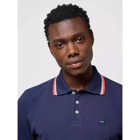 Wrangler Polo Μπλούζα Μακρυμάνικη 112371506 - navy Wrangler Polo Μπλούζα Μακρυμάνικη 112371506 - navy