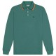 Wrangler Regular Fit πόλο με μακριά μανίκια 112371507 - bistro green Wrangler Regular Fit πόλο με μακριά μανίκια 112371507 - bistro green