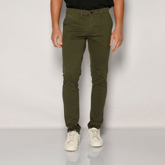 Camaro Παντελόνι Chino Ανδρικό Λαδί Slim 24524-451-451 61101 Camaro Παντελόνι Chino Ανδρικό Λαδί Slim 24524-451-451 61101