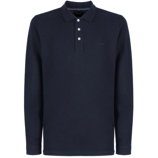 Geox Long sleeve polo shirt  m5610c t3237 f1624  sky captain