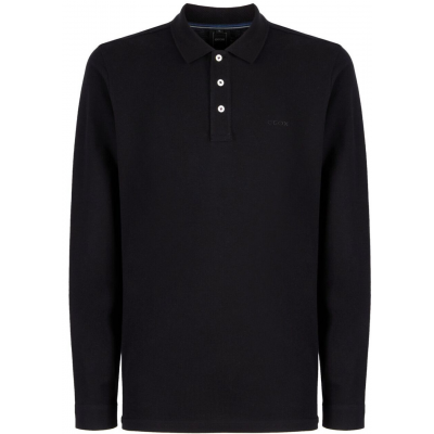 Geox Long sleeve polo shirt  m5610c  t3237  f9000 black