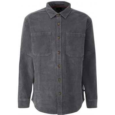 QS by S.Oliver  Regular fit striped  shirt Κοτλέ Πουκάμισο   2172008 - 9839