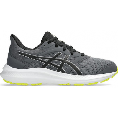 ASICS Jolt 4 Gs Kids Sports Shoes Running with Laces Black 1014a300 - 020 carrier grey-black