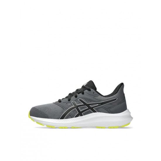 ASICS Jolt 4 Gs Kids Sports Shoes Running with Laces Black 1014a300 - 020 carrier grey-black ASICS Jolt 4 Gs Kids Sports Shoes Running with Laces Black 1014a300 - 020 carrier grey-black
