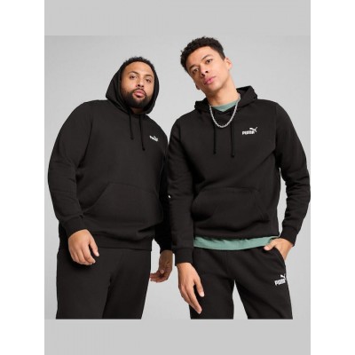 Puma Essentials Φούτερ με Κουκούλα Μαύρο 682574-01