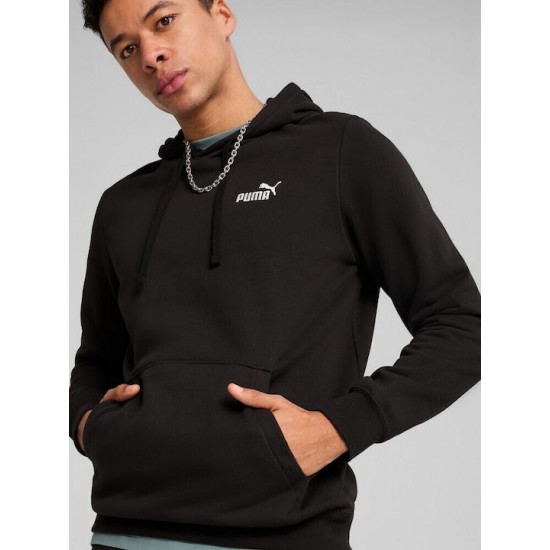 Puma Essentials Φούτερ με Κουκούλα Μαύρο 682574-01 Puma Essentials Φούτερ με Κουκούλα Μαύρο 682574-01