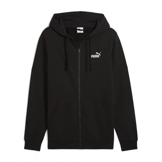 Puma Φούτερ με Κουκούλα Μαύρο 682586 - 01