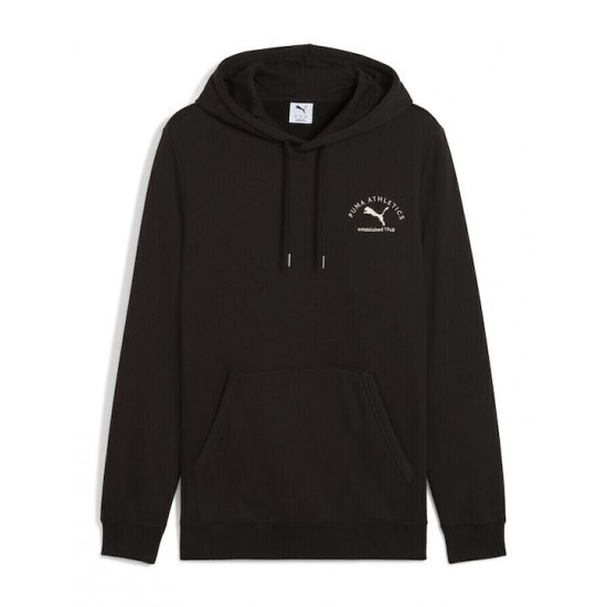 Puma Graphic Sweatshirt with Hood Black 688221 - 01 Puma Graphic Sweatshirt with Hood Black 688221 - 01