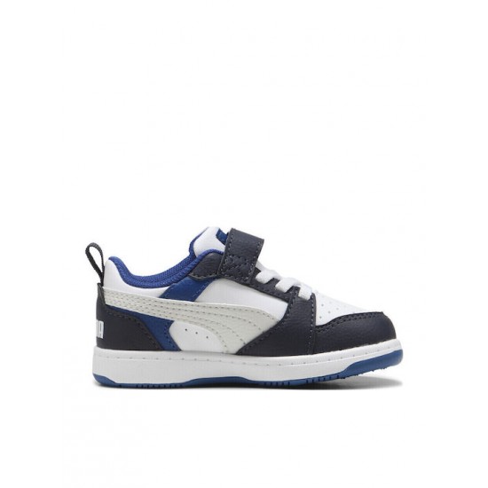 Puma JR INF Rebound V6 Lo Παιδικά Sneakers Navy Μπλε 397420 - 28 Puma JR INF Rebound V6 Lo Παιδικά Sneakers Navy Μπλε 397420 - 28