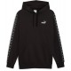 Puma Tape Sweatshirt Fleece with Hood Black 684675 - 01 Puma Tape Sweatshirt Fleece with Hood Black 684675 - 01