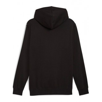 Puma Tape Sweatshirt Fleece with Hood Black 684675 - 01 Puma Tape Sweatshirt Fleece with Hood Black 684675 - 01