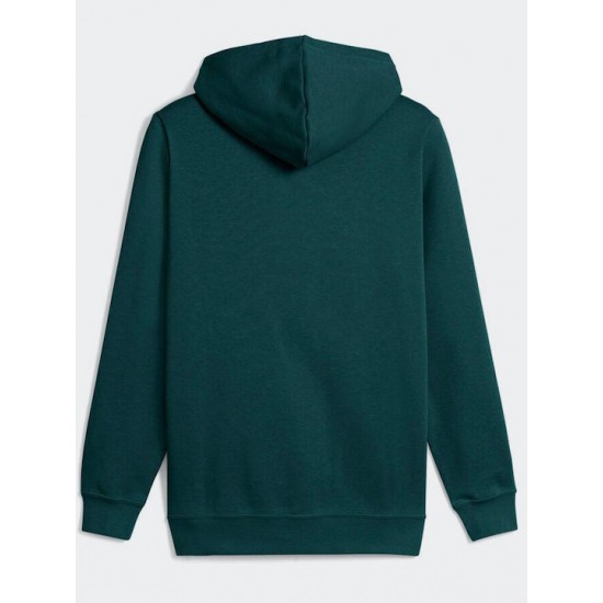 Puma Tape Sweatshirt Fleece with Hood Green 684675 - 75 Puma Tape Sweatshirt Fleece with Hood Green 684675 - 75
