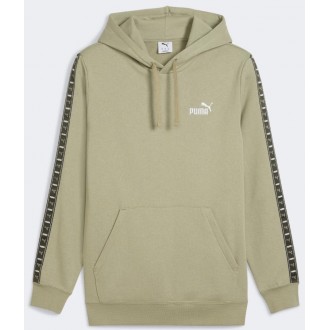 Puma Tape Sweatshirt Fleece with Hood Grey 684675 - 82