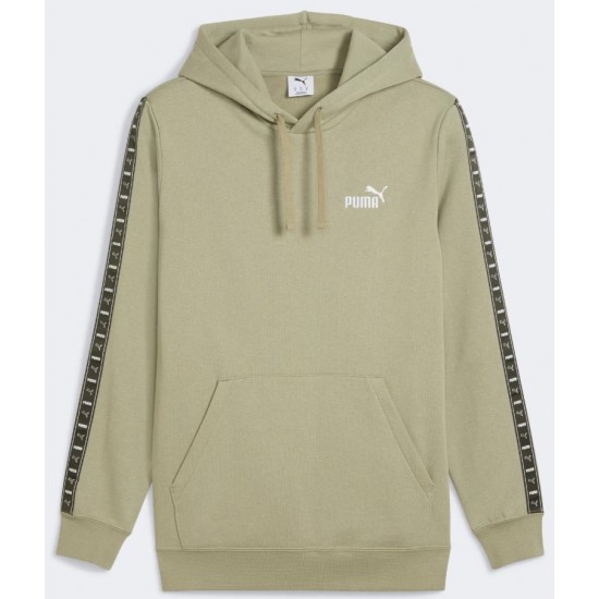 Puma Tape Sweatshirt Fleece with Hood Grey 684675 - 82 Puma Tape Sweatshirt Fleece with Hood Grey 684675 - 82