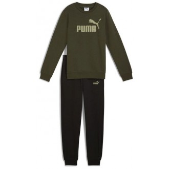 Puma Παιδικό Σετ Φόρμας Λαδί 2τμχ Essentials 689721 - 70 Puma Παιδικό Σετ Φόρμας Λαδί 2τμχ Essentials 689721 - 70