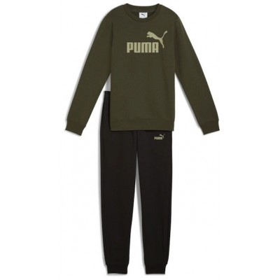 Puma Παιδικό Σετ Φόρμας Λαδί 2τμχ Essentials 689721 - 70