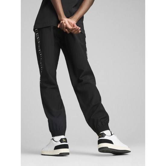Puma Tape Παντελόνι Φόρμας Γυαλιστερό Black 684681 - 01 Puma Tape Παντελόνι Φόρμας Γυαλιστερό Black 684681 - 01