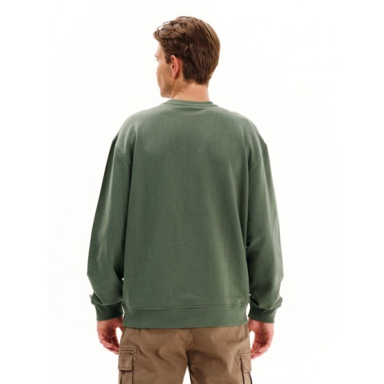 Emerson Φούτερ χωρις Κουκούλα 252.EM20.97 olive green Emerson Φούτερ χωρις Κουκούλα 252.EM20.97 olive green