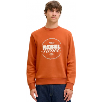 JJ REBEL by Jack & Jones JREBGRAY CREW NECK SWEAT 12286664-BOMBAY BROWN JJ REBEL by Jack & Jones JREBGRAY CREW NECK SWEAT 12286664-BOMBAY BROWN