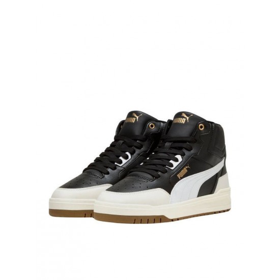 Puma Shuffle Ανδρικά Μποτάκια Λευκά 402598-06