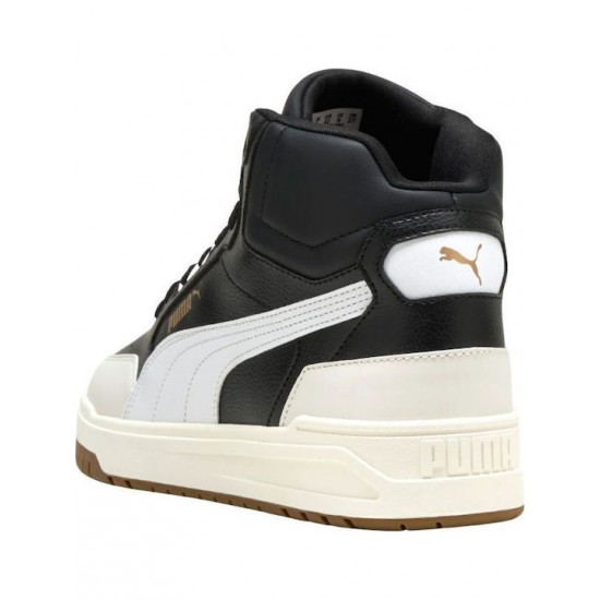 Puma Shuffle Ανδρικά Μποτάκια Λευκά 402598-06
