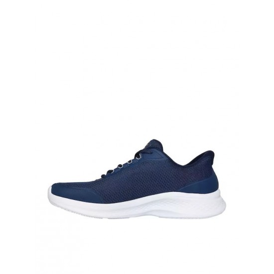 Skechers Mesh Lace Up Ανδρικά Sneakers Navy Μπλε 233183-NVY Skechers Mesh Lace Up Ανδρικά Sneakers Navy Μπλε 233183-NVY