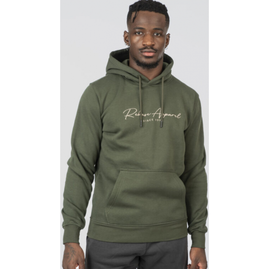 Rebase Hoodie with Dense Embroidery Brushed Fleece 252rtop - 1042 pine Rebase Hoodie with Dense Embroidery Brushed Fleece 252rtop - 1042 pine