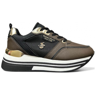 Βeverly Hills Polo ClubΓυναικεία Sneakers Καφέ BHW523305-0499 Βeverly Hills Polo ClubΓυναικεία Sneakers Καφέ BHW523305-0499