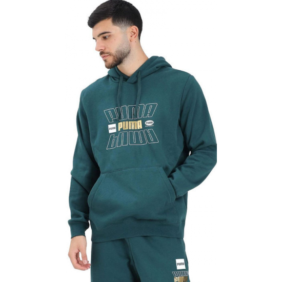 Puma Essentials Φούτερ Πράσινο 688190-75 Puma Essentials Φούτερ Πράσινο 688190-75