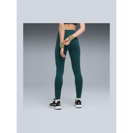 Puma High-waist Tights Γυναικείο Κολάν Πράσινο 527452 - 75 Puma High-waist Tights Γυναικείο Κολάν Πράσινο 527452 - 75
