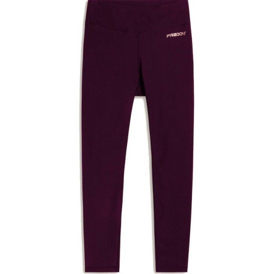 Freddy Training Γυναικείο Cropped Κολάν Ψηλόμεσο Μπορντό sf5hf2501 - e37 Freddy Training Γυναικείο Cropped Κολάν Ψηλόμεσο Μπορντό sf5hf2501 - e37