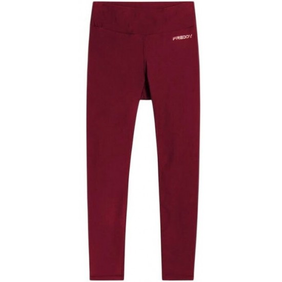 FreddyTraining Γυναικείο Cropped Κολάν Ψηλόμεσο Κόκκινο sf5hf2501 - r110 FreddyTraining Γυναικείο Cropped Κολάν Ψηλόμεσο Κόκκινο sf5hf2501 - r110