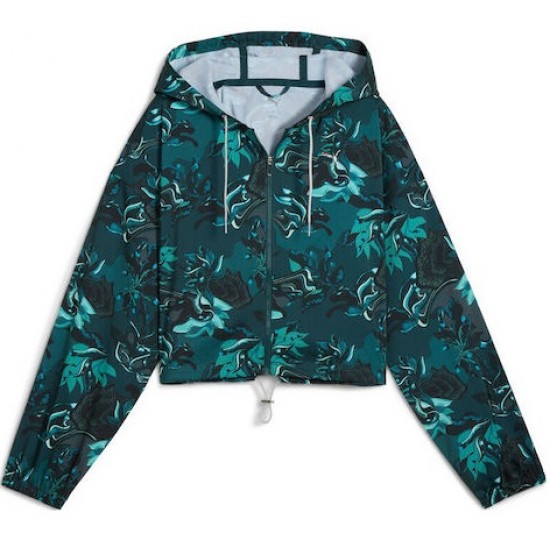 Puma Woven Κοντό Γυναικείο Μπουφάν για Χειμώνα Πράσινη 527493 - 75